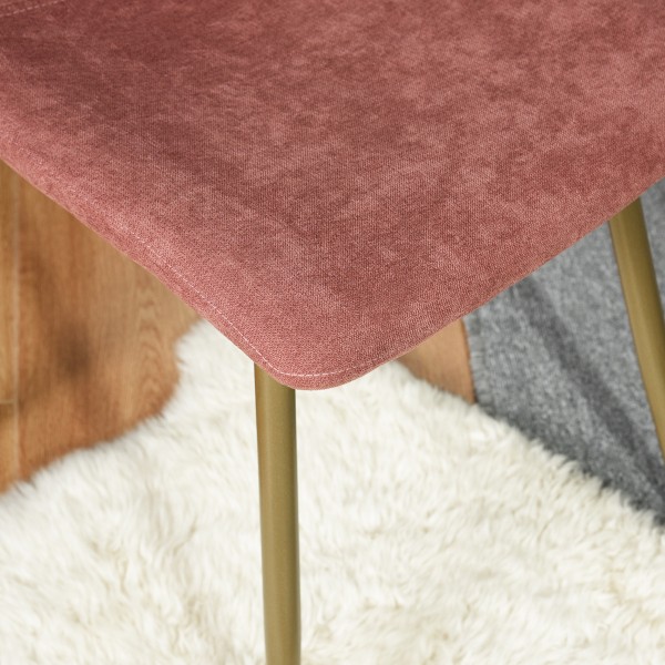 Scargill - Dining Chair with Gold Metal Legs