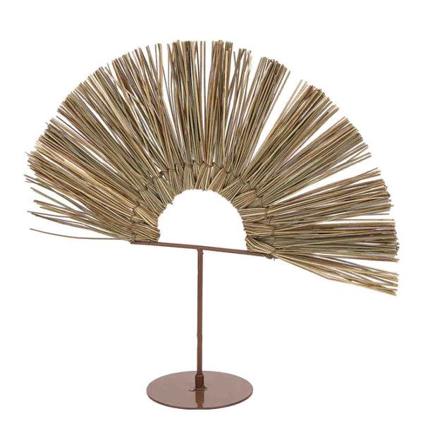Lauren Taylor -Seagrass Dome & Circle on Metal Stand