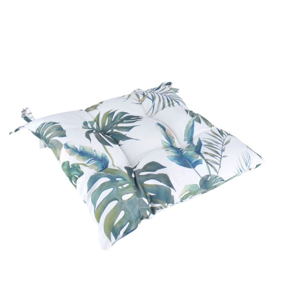 Éloïse - Ensemble de 2 coussins de chaise d'extérieur | imprimé