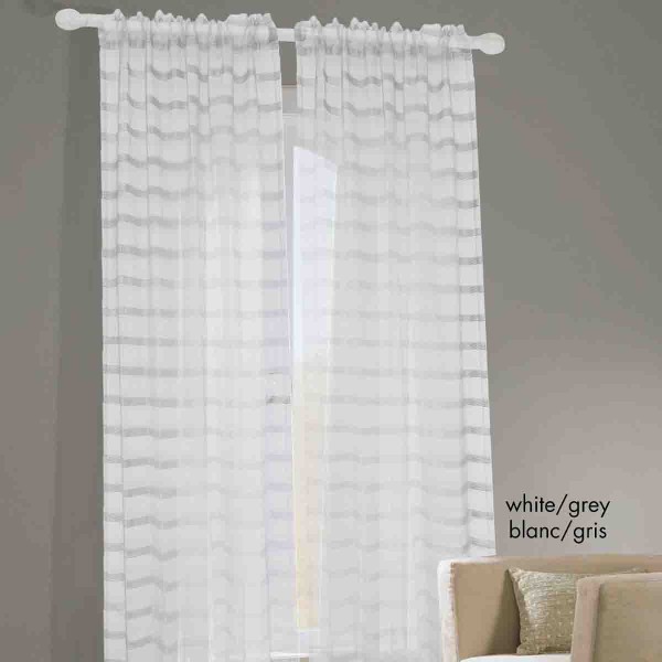 Rayburn Semi Sheer Rod Panel Pair