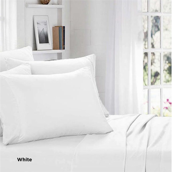 Organic Cotton White Duvet Cover Set