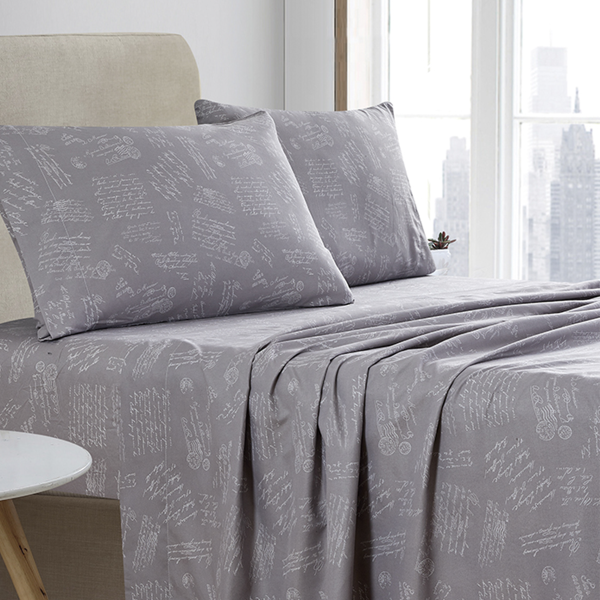PARIS MAP Microfiber Sheet Set