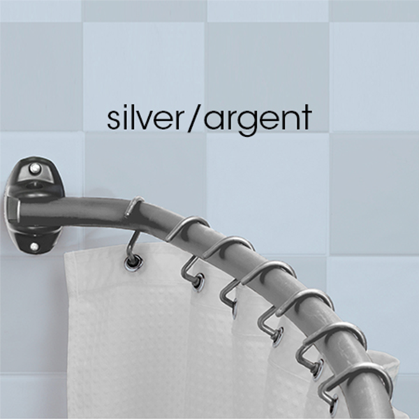 Fyne - Tringle à rideau de douche incurvée | Assortie