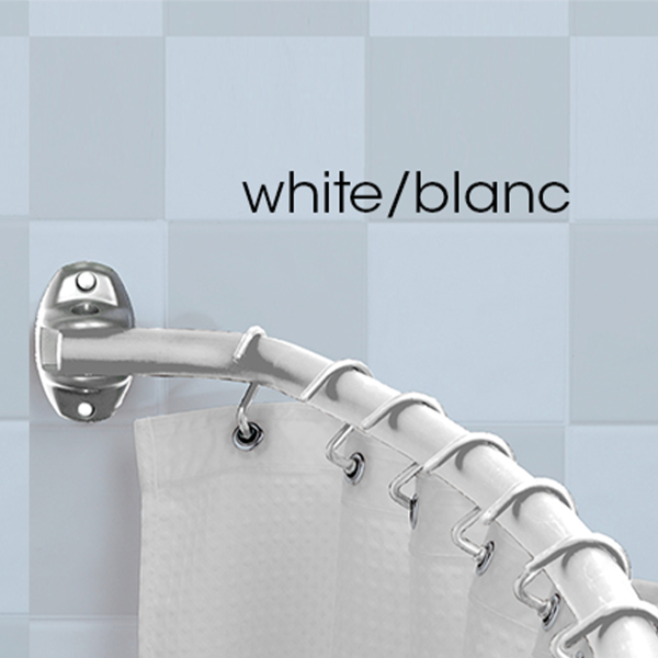 Fyne - Tringle à rideau de douche incurvée | Assortie