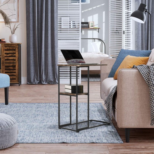Atelier du Nord - Table d'appoint ROZELLE avec étagère