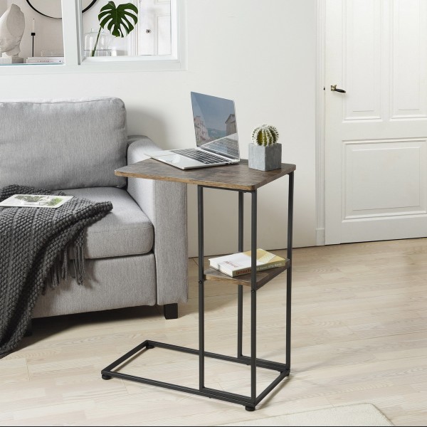 Atelier du Nord - Table d'appoint ROZELLE avec étagère