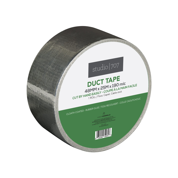 Duct Tape Silver Black
