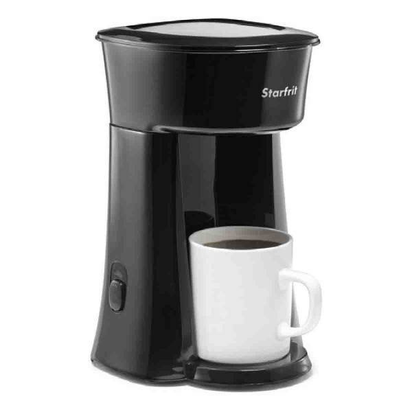 SINGLE-SERVE DRIP COFFEE MAKER W/TRAVEL MUG 360ML