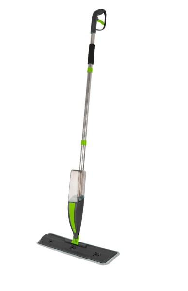 Spray Mop manche en aluminium vert et gris