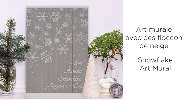 Snowflake Art Mural