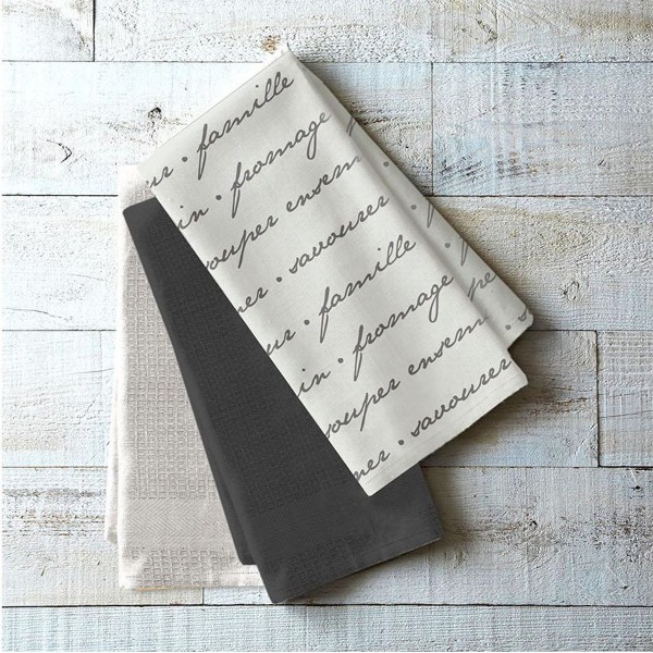 Elise Collection - 3 Piece Tea Towel Set