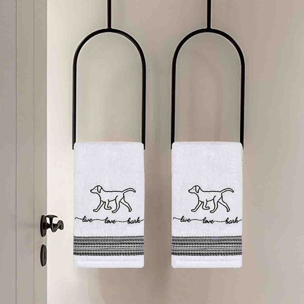 SPA- DOGS 2 PK Hand Towels
