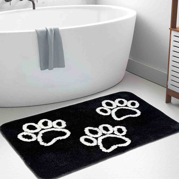 SPA- DOGS Paw Print Bath Mat