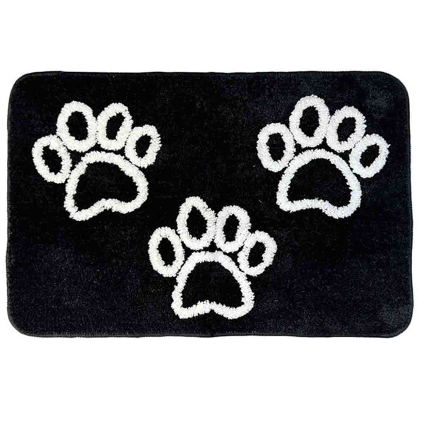 SPA- DOGS Paw Print Bath Mat