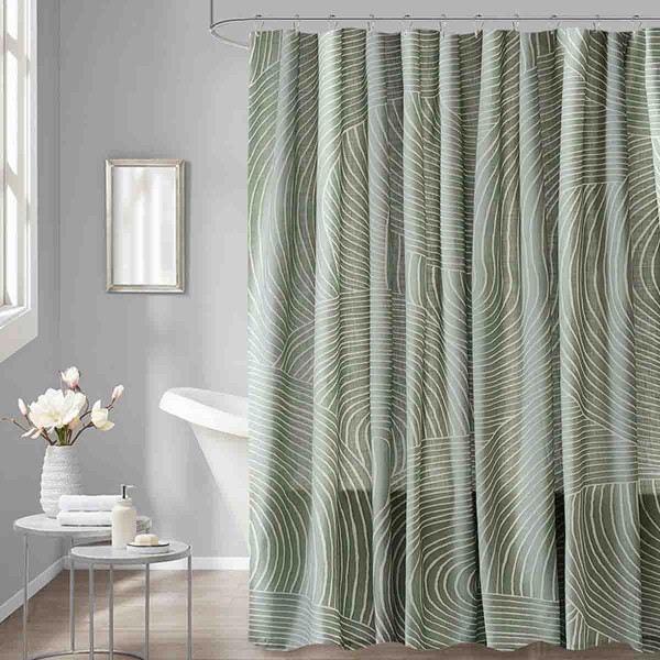 SPA- Swirl Shower Curtain