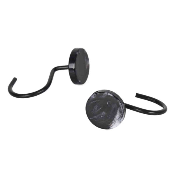 SPA- Ensemble de 12 crochets pour rideaux de douche PK