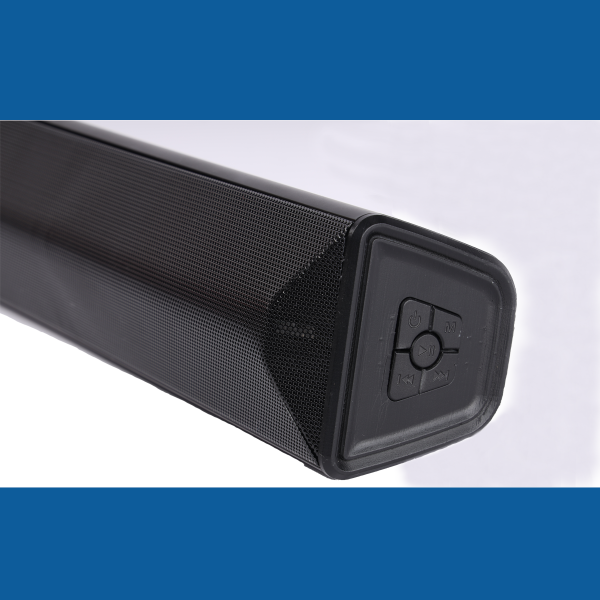 Wattson - Barre de son Bt 5.0 2.0ch Avec indicateur LED 90*7.2*7.2cm Noir