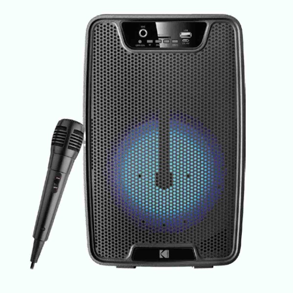 Kodak 6.5in Bluetooth Enceinte Karaoké Avec Lumières Led