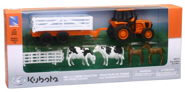 Kubota - Tracteur de ferme avec animaux