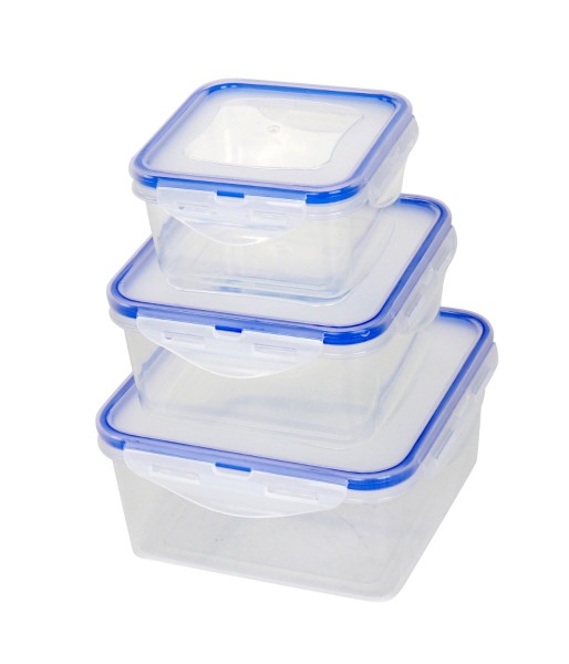 A La Cuisine - 3pcs Square Lunch Box set