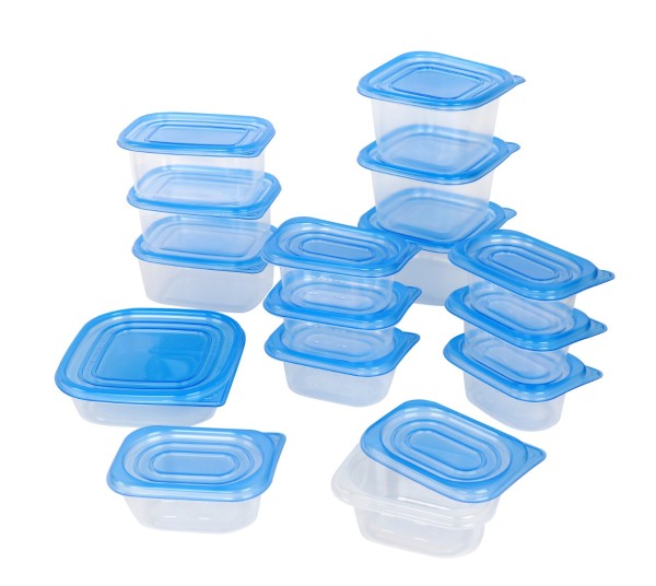 30pcs Food Container Set Blue