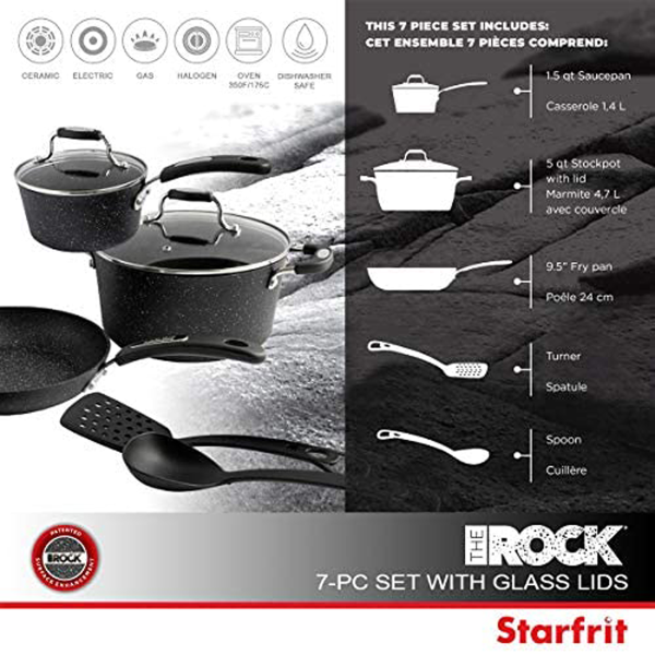 Starfrit The Rock Ensemble De 7 Pcs