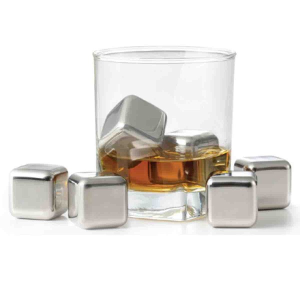 STARFRIT 6 STAINLESS STEEL ICE CUBES