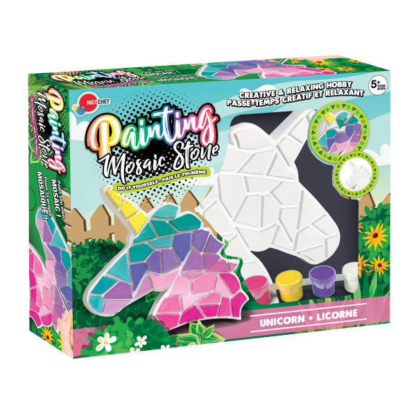 Painting Mosaic Stone