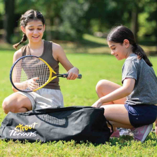 Jeu de tennis de rue