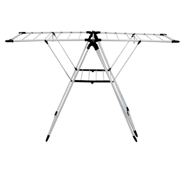 Studio 707-FOLDING CLOTHES DRYING RACK WITH SHIRT BAR