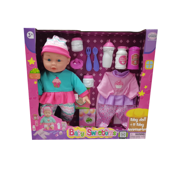 13in Sweetums Doll Gift Set