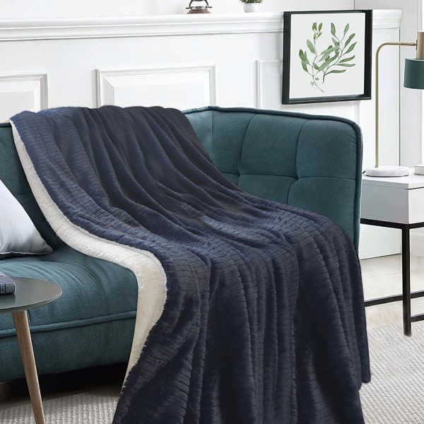 Maxwell Faux Fur Stripes RVS To Sherpa