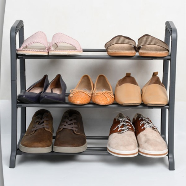 Shoe Rack Extendable Black