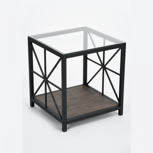 Atelier du Nord | Shape - Table d'appoint carrée industrielle