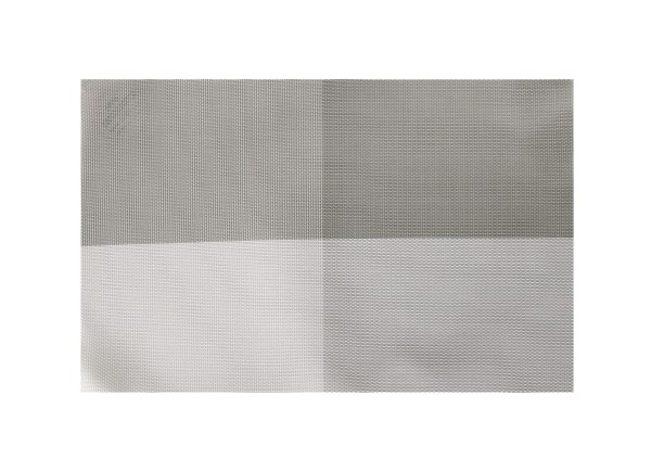 Placemat Pk4 White Checkered