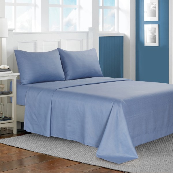 Thompson - Microfiber Blue Sheet Set