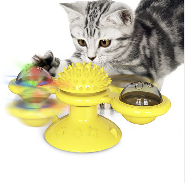 Cat Suction Base Pivot Toy