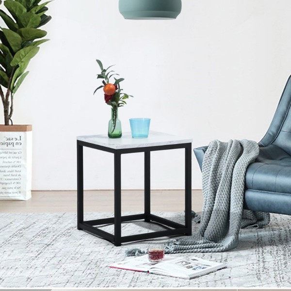 Table d'appoint Facto avec cadre en acier
