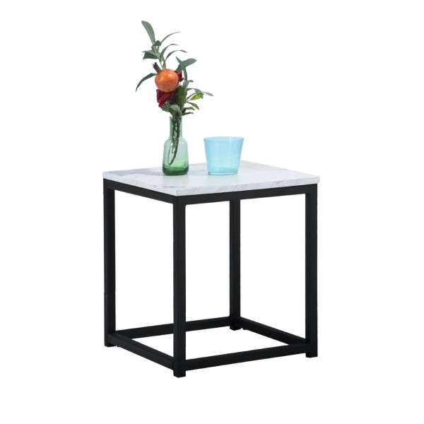 Table d'appoint Facto avec cadre en acier