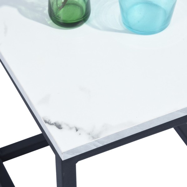 Table d'appoint Facto avec cadre en acier