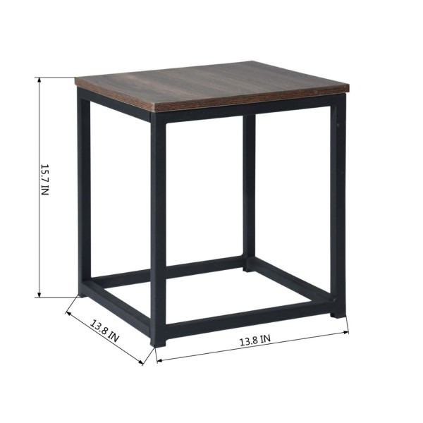 Table d'appoint Facto avec cadre en acier