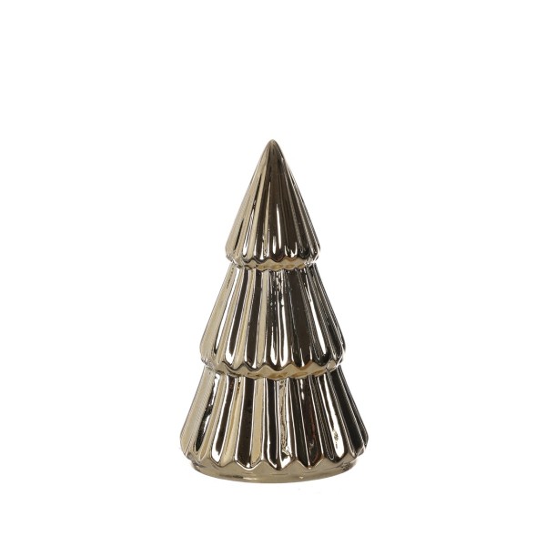 Ceramic Gold Tree 8x8x13.5