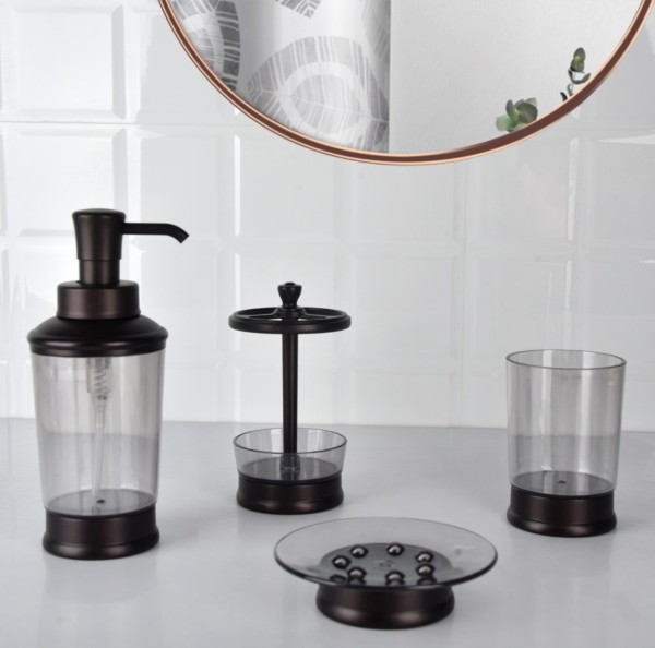 Ensemble de bain en plastique 4 pièces