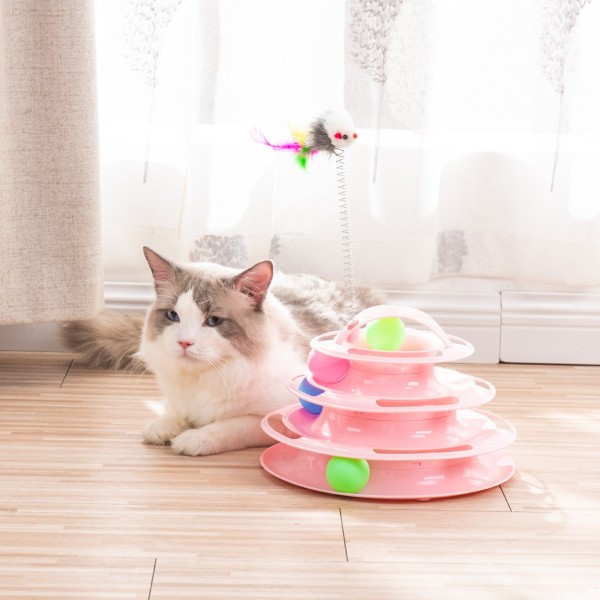 Cat Toy Tower Ball