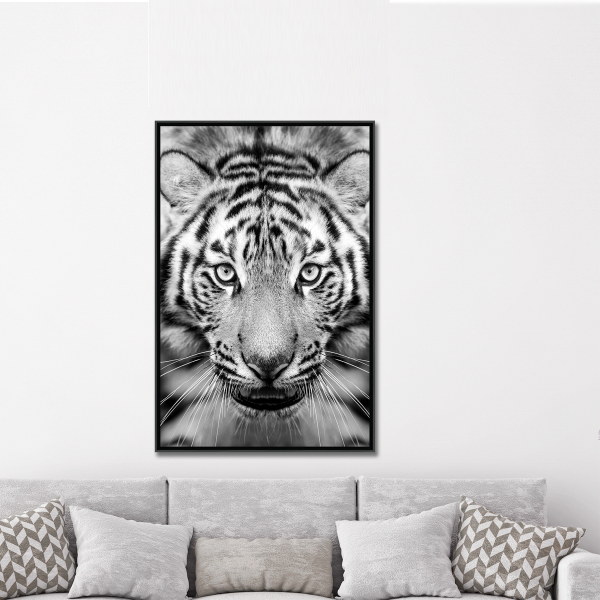 Tiger Canvas Framed 75x115