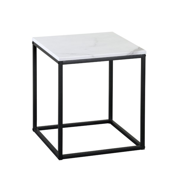 Table basse carrée Avec/cadre noir