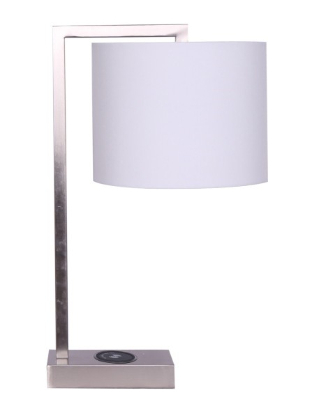Metal Table Lamp With Usb Charger 18x9x10