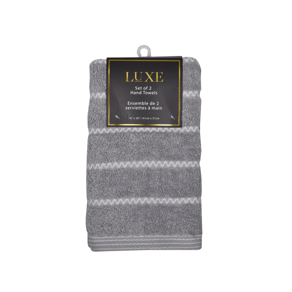 Luxe - 2pc Hand Towels 16x20