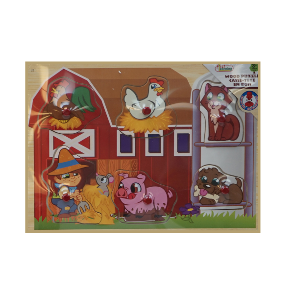 Wooden Puzzle In Display