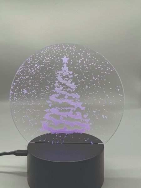 WATTSON - 3d Illusion Lamp 7 Colors Battery & Usb Charger